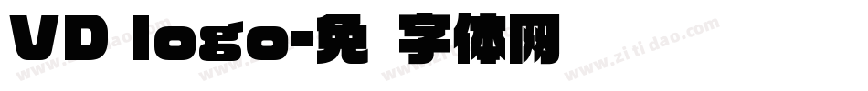 VD logo字体转换